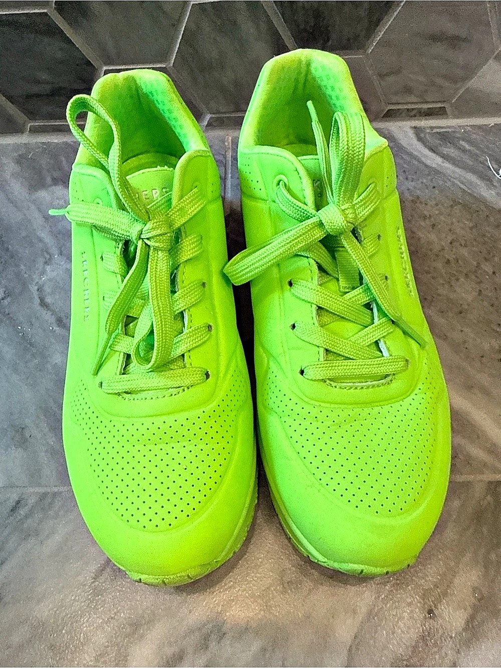 Skechers Go Run Athletic Shoes Green US 7.5
